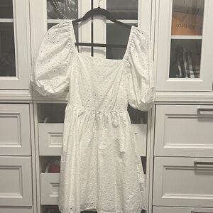 a new day White Eyelet Dress